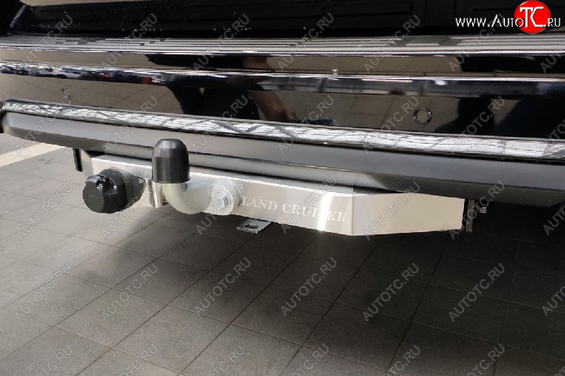 19 549 р. Фаркоп (тягово-сцепное устройство) TCC Black Onyx  Toyota Land Cruiser Prado  J150 (2020-2025) 3-ий рестайлинг (оцинкованный, шар F, надпись Land Cruiser)  с доставкой в г. Пермь