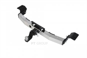 Фаркоп PT GROUP /съемный квадрат/ с НЕРЖ накладкой TOYOTA LC 200 2007-/ LEXUS LX 2016-2021  Lexus GX460  J150 (2009-2013), Toyota Land Cruiser Prado  J150 (2009-2020)