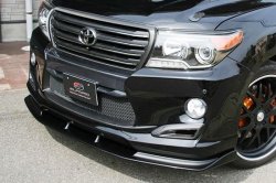 16 649 р. Элерон под передний бампер ELFORD SUV NEO Toyota Land Cruiser 200 1-ый рестайлинг (2012-2015) (Неокрашенная)  с доставкой в г. Пермь. Увеличить фотографию 3