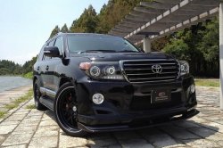 16 649 р. Элерон под передний бампер ELFORD SUV NEO Toyota Land Cruiser 200 1-ый рестайлинг (2012-2015) (Неокрашенная)  с доставкой в г. Пермь. Увеличить фотографию 4