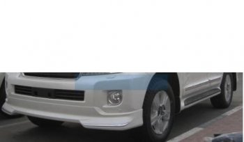 12 999 р. Накладка на передний бампер SAT Toyota Land Cruiser 200 1-ый рестайлинг (2012-2015) (Неокрашенная)  с доставкой в г. Пермь. Увеличить фотографию 2