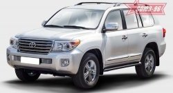 Декоративная вставка воздухозаборника в бампер Souz-96 Toyota Land Cruiser  200 (2012-2015) 1-ый рестайлинг