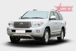 Защита переднего бампера Souz-96 (d60) Toyota Land Cruiser  200 (2012-2015) 1-ый рестайлинг