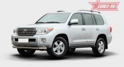 Защита переднего бампера одинарная Souz-96 (d76) Toyota Land Cruiser  200 (2012-2015) 1-ый рестайлинг