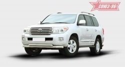 Защита переднего бампера двойная Souz-96 (d76/60) Toyota Land Cruiser  200 (2012-2015) 1-ый рестайлинг