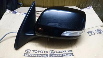 135 999 р. Левое зеркало заднего вида (обогрев, 5 контактов) Оригинал Toyota Land Cruiser 200 дорестайлинг (2007-2012) (Неокрашенное)  с доставкой в г. Пермь. Увеличить фотографию 2