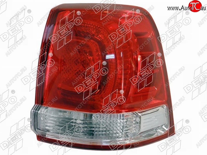 8 999 р. Правый фонарь DEPO Toyota Land Cruiser 200 дорестайлинг (2007-2012)  с доставкой в г. Пермь
