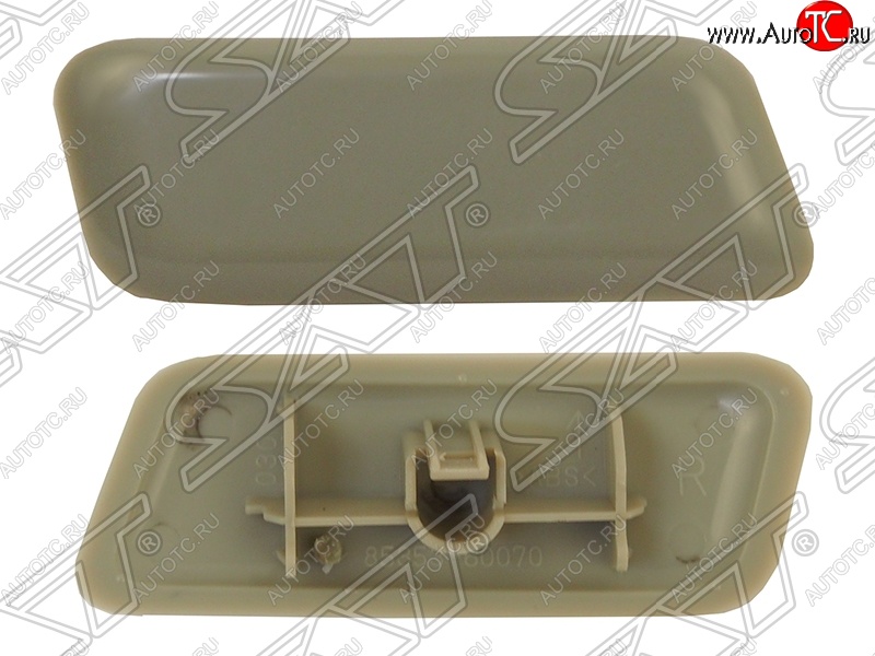 264 р. Правая крышка омывателя фар SAT Toyota Land Cruiser 200 2-ой рестайлинг (2015-2021) (Неокрашенная)  с доставкой в г. Пермь