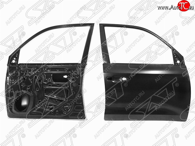 17 749 р. Правая дверь передняя SAT Toyota Land Cruiser 200 2-ой рестайлинг (2015-2021) (Неокрашенная)  с доставкой в г. Пермь