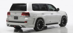 9 299 р. Лип спойлер WALD Toyota Land Cruiser 200 2-ой рестайлинг (2015-2021) (Неокрашенный)  с доставкой в г. Пермь. Увеличить фотографию 3