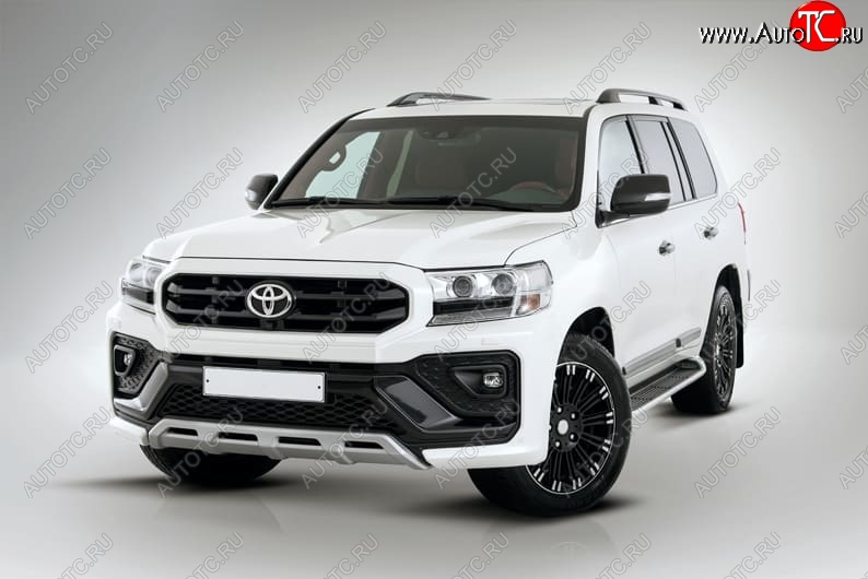 54 999 р. Бампер передний THOR Toyota Land Cruiser 200 2-ой рестайлинг (2015-2021) (Неокрашенный)  с доставкой в г. Пермь