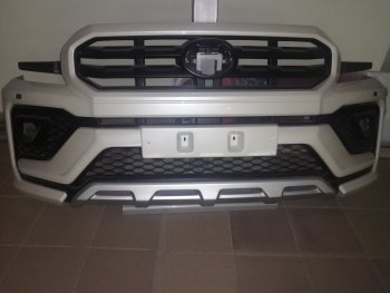 54 999 р. Бампер передний THOR Toyota Land Cruiser 200 2-ой рестайлинг (2015-2021) (Неокрашенный)  с доставкой в г. Пермь. Увеличить фотографию 12