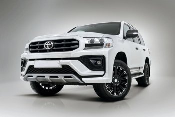 54 999 р. Бампер передний THOR Toyota Land Cruiser 200 2-ой рестайлинг (2015-2021) (Неокрашенный)  с доставкой в г. Пермь. Увеличить фотографию 3