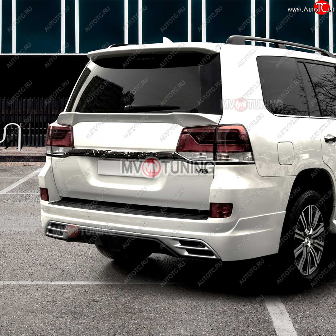 25 899 р. Накладка на бампер WALD  Toyota Land Cruiser  200 (2015-2021) 2-ой рестайлинг (Неокрашенная)  с доставкой в г. Пермь