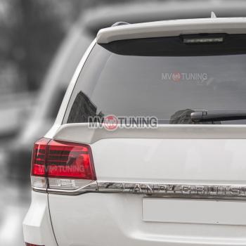 8 399 р. Спойлер под стекло MV-Tuning  Toyota Land Cruiser  200 (2015-2021) 2-ой рестайлинг (Неокрашенный)  с доставкой в г. Пермь. Увеличить фотографию 2