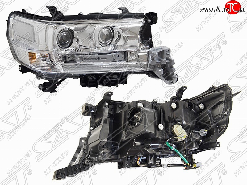 22 999 р. Правая фара передняя SAT (три модуля LED) Toyota Land Cruiser 200 2-ой рестайлинг (2015-2021)  с доставкой в г. Пермь