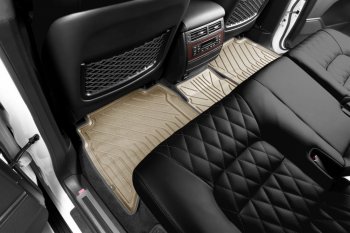5 999 р. Коврик в салони премиум-класса Kvest Toyota Land Cruiser 200 2-ой рестайлинг (2015-2021)  с доставкой в г. Пермь. Увеличить фотографию 3