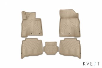 Коврик в салони премиум-класса Kvest Toyota Land Cruiser  200 (2015-2021) 2-ой рестайлинг