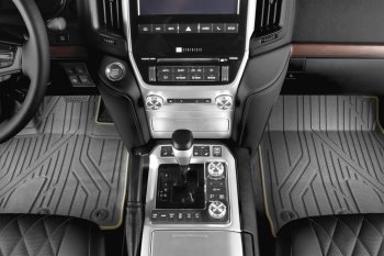 5 999 р. Коврик в салони премиум-класса Kvest Toyota Land Cruiser 200 2-ой рестайлинг (2015-2021)  с доставкой в г. Пермь. Увеличить фотографию 2