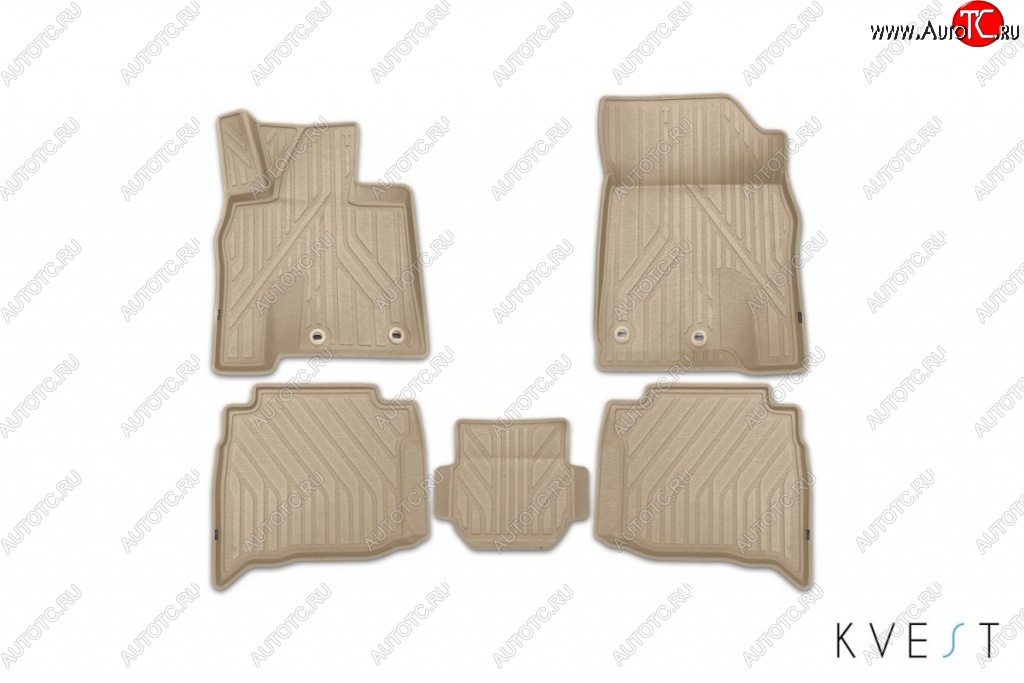 8 449 р. Коврик в салони премиум-класса Kvest  Toyota Land Cruiser  200 (2015-2021) 2-ой рестайлинг  с доставкой в г. Пермь
