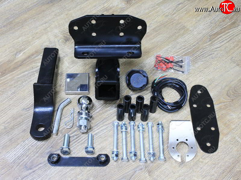 17 849 р. Фаркоп (тягово-сцепное устройство) TCC  Toyota Land Cruiser  200 (2015-2021) 2-ой рестайлинг (оцинкованный, шар Е нержавейка)  с доставкой в г. Пермь