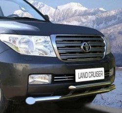 Декоративные вставки решетки радиатора Novline Toyota Land Cruiser  200 (2007-2012) дорестайлинг