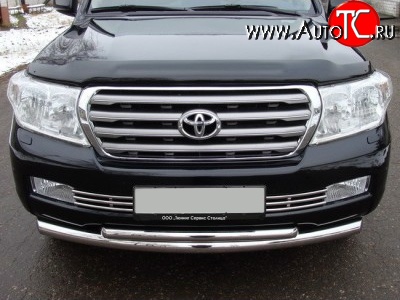 3 752 р. Декоративные вставки воздухозаборника Novline (d10 мм) Toyota Land Cruiser 200 дорестайлинг (2007-2012)  с доставкой в г. Пермь