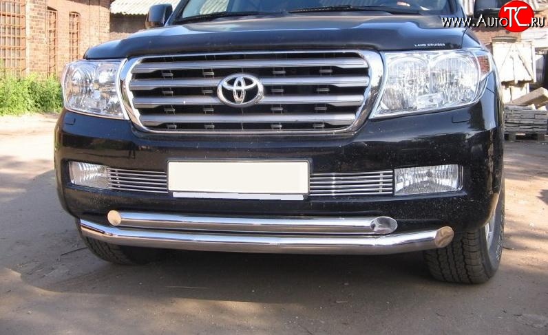 7 199 р. Декоративная вставка воздухозаборника Berkut Toyota Land Cruiser 200 дорестайлинг (2007-2012)  с доставкой в г. Пермь