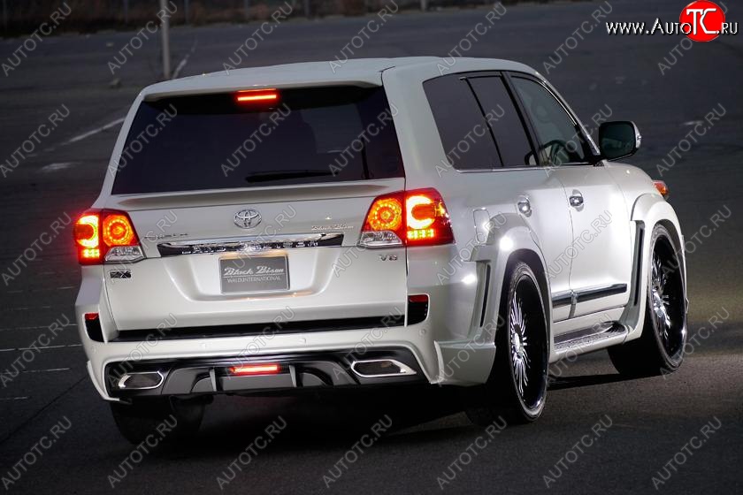6 649 р. Лип спойлер WALD Toyota Land Cruiser 200 дорестайлинг (2007-2012) (Неокрашенный)  с доставкой в г. Пермь