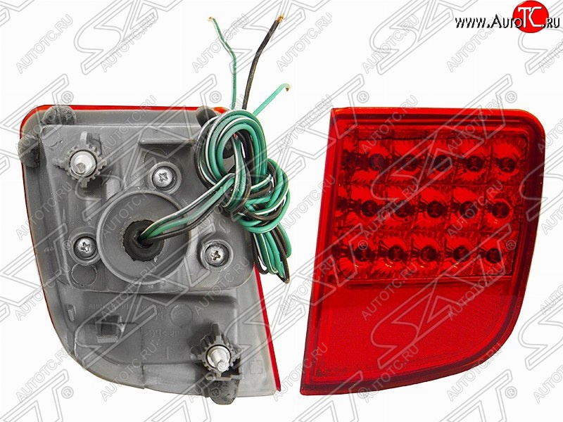 1 279 р. Правый катафот заднего бампера SAT (с диодной подсветкой) Toyota Land Cruiser 200 1-ый рестайлинг (2012-2015)  с доставкой в г. Пермь