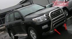 Защита переднего бампера нижняя Souz-96 Toyota Land Cruiser  200 (2007-2012) дорестайлинг