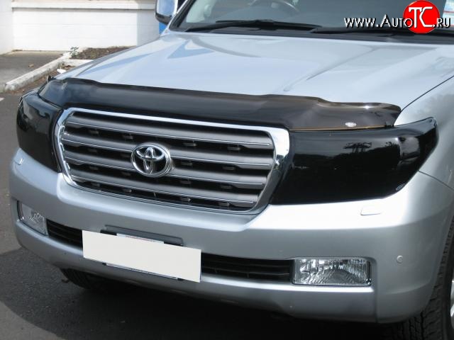 469 р. Темная защита передних фар Novline (2011 м.г.) Toyota Land Cruiser 200 дорестайлинг (2007-2012)  с доставкой в г. Пермь