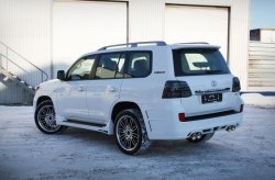 26 249 р. Задний бампер MzSpeed ZEUS LUV LINE Toyota Land Cruiser 200 дорестайлинг (2007-2012) (Неокрашенный)  с доставкой в г. Пермь. Увеличить фотографию 2