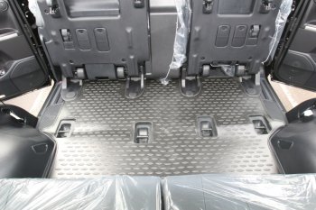 1 239 р. Комплект 3D ковриков салона Element (полиуретан)  Toyota Land Cruiser  200 (2007-2012) дорестайлинг (Серые)  с доставкой в г. Пермь. Увеличить фотографию 2