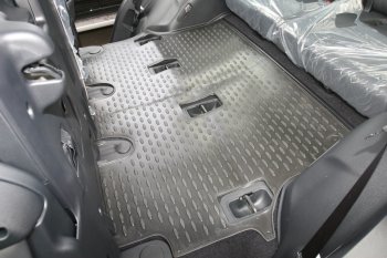1 239 р. Комплект 3D ковриков салона Element (полиуретан)  Toyota Land Cruiser  200 (2007-2012) дорестайлинг (Серые)  с доставкой в г. Пермь. Увеличить фотографию 3