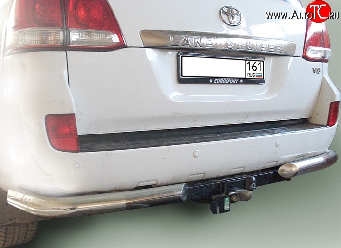 9 999 р. Фаркоп Лидер Плюс (до 2000 кг)  Toyota Land Cruiser  200 (2007-2012) дорестайлинг (Без электропакета)  с доставкой в г. Пермь
