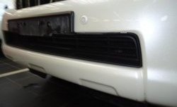 1 469 р. Сетка на бампер Russtal (черная) Toyota Land Cruiser Prado J150 дорестайлинг (2009-2013)  с доставкой в г. Пермь. Увеличить фотографию 2