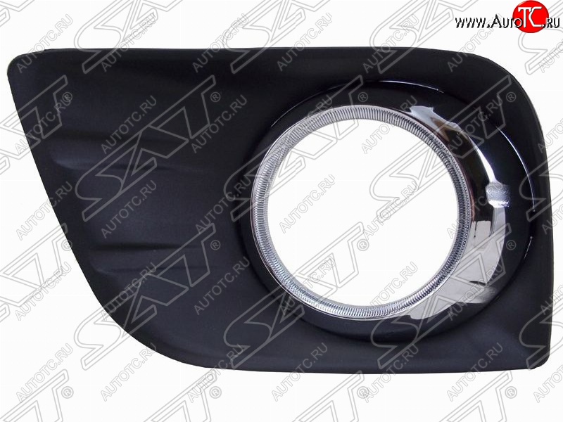 359 р. Левая рамка противотуманной фары SAT Toyota Land Cruiser Prado J150 дорестайлинг (2009-2013)  с доставкой в г. Пермь