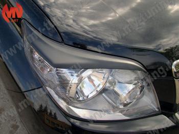 1 599 р. Реснички на фары JAOS  Toyota Land Cruiser Prado  J150 (2009-2013) дорестайлинг (Неокрашенные)  с доставкой в г. Пермь. Увеличить фотографию 3