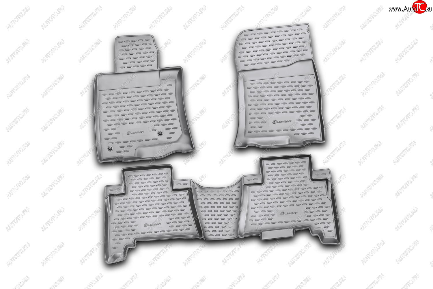 3 069 р. Комплект ковриков салона Element (полиуретан)  Toyota Land Cruiser Prado  J150 (2009-2013) дорестайлинг  с доставкой в г. Пермь