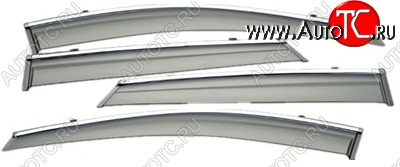4 399 р. Дефлекторы боковых окон SuvStyle Toyota Land Cruiser Prado J150 дорестайлинг (2009-2013)  с доставкой в г. Пермь
