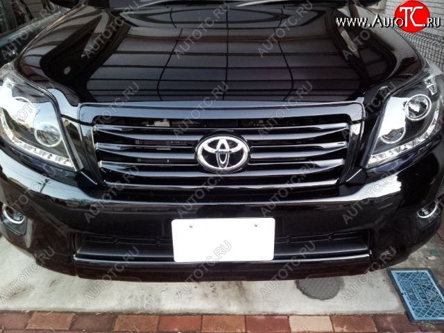 10 599 р. Решетка радиатора ELFORD Toyota Land Cruiser Prado J150 дорестайлинг (2009-2013) (Неокрашенная)  с доставкой в г. Пермь