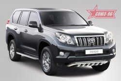 Защита переднего бампера Souz-96 (d60) Toyota Land Cruiser Prado  J150 (2009-2013) дорестайлинг
