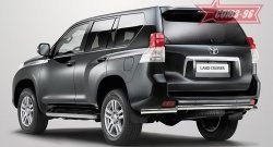 Защита заднего бампера Souz-96 (d60) Toyota Land Cruiser Prado  J150 (2009-2013) дорестайлинг