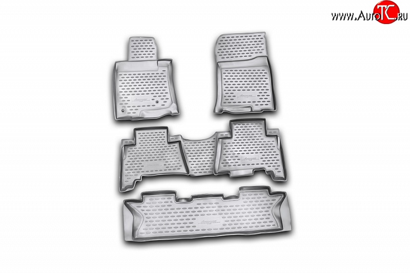 3 069 р. Коврики в салон Element 5 шт. (полиуретан) (7 мест)  Toyota Land Cruiser Prado  J150 (2009-2013) дорестайлинг  с доставкой в г. Пермь