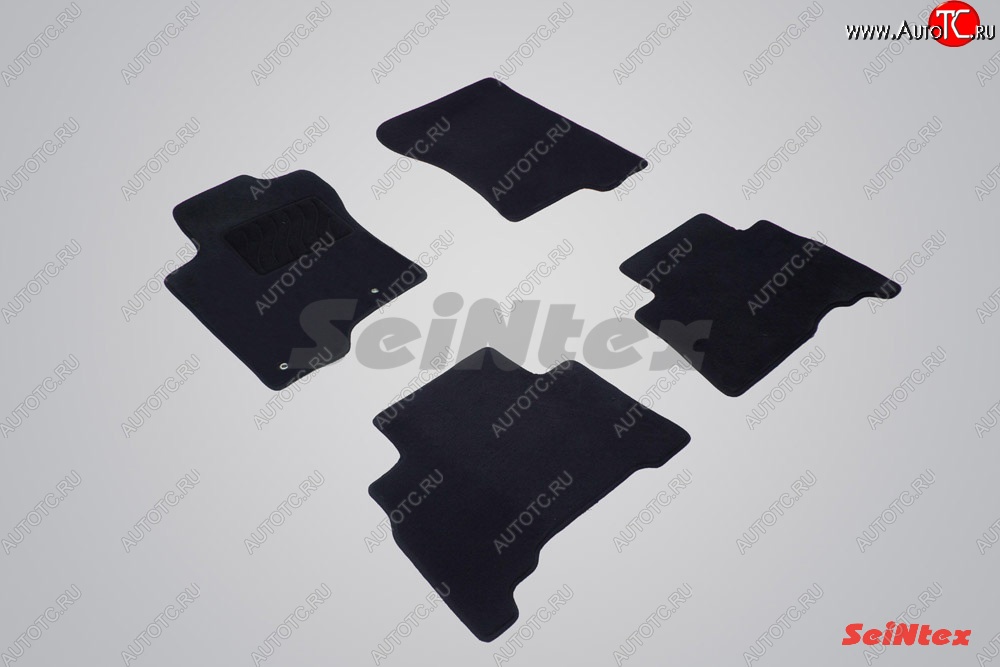 3 599 р. Износостойкие коврики в салон SeiNtex Premium LUX 4 шт. (ворсовые)  Toyota Land Cruiser Prado  J150 (2009-2013) дорестайлинг  с доставкой в г. Пермь
