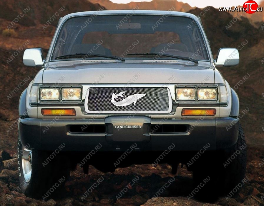 11 999 р. Решетка радиатора (дорестайл) CrTuning Toyota Land Cruiser 80 (1989-1997) (Осетр)  с доставкой в г. Пермь