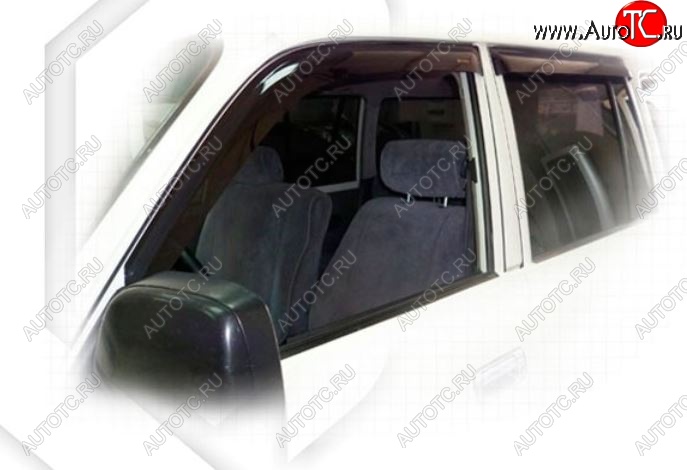 1 999 р. Дефлектора окон CA-Plastiс  Toyota Land Cruiser  80 (1989-1997) (Classic полупрозрачный, Без хром.молдинга)  с доставкой в г. Пермь