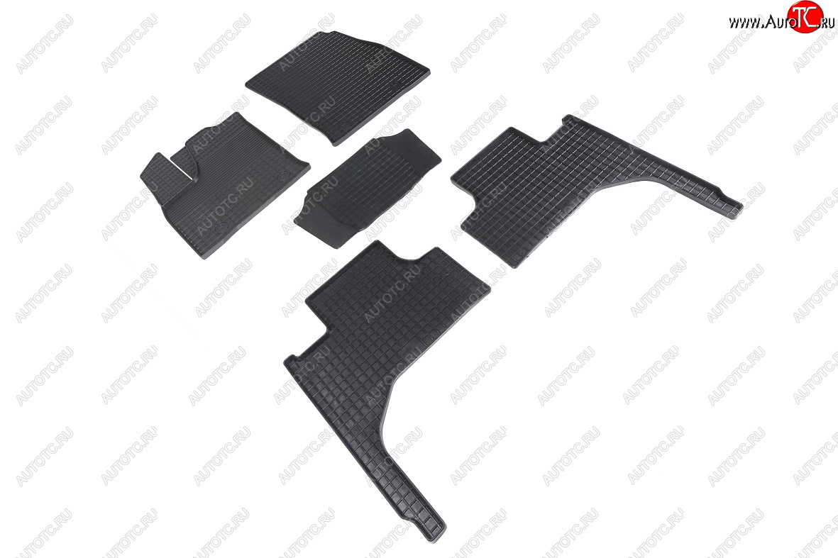 4 099 р. Коврики в салон SeiNtex Cетка  Toyota Land Cruiser  J300 (2021-2025) дорестайлинг (Черный)  с доставкой в г. Пермь