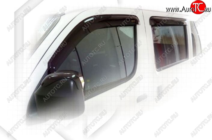 2 079 р. Дефлектора окон CA-Plastic Toyota LiteAce S400 (2008-2020) (Classic полупрозрачный)  с доставкой в г. Пермь